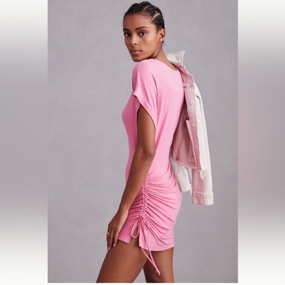 Daily Practice by Anthropologie The Short Ruched Dress - Picture 1 of 3